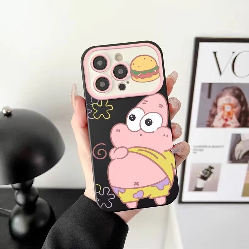 For Apple 16Pro Max Phone Case 15Plus Patrick 14 Soft 13Max Silicone 12Pro Protective Case 11