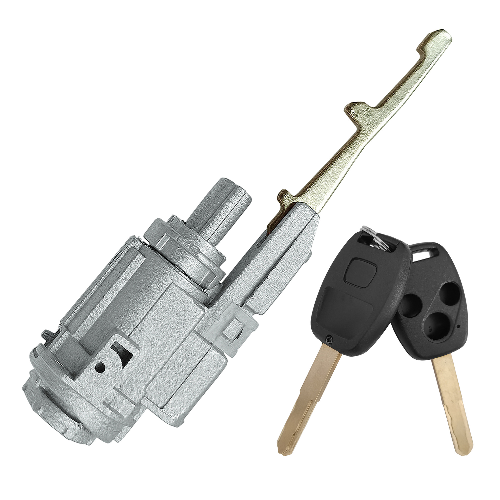 Aplicable a Honda encendido bloqueo 3 llaves Accord Fit Civic Odyssey encendido bloqueo 2 llaves 3 agujeros