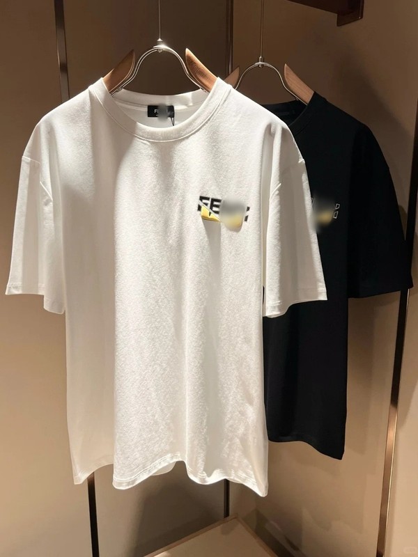 25フェンジア夏の新文字小悪魔目プリントメンズトレンディカジュアルラウンドネック半袖Tシャツ快適で多用途|undefined