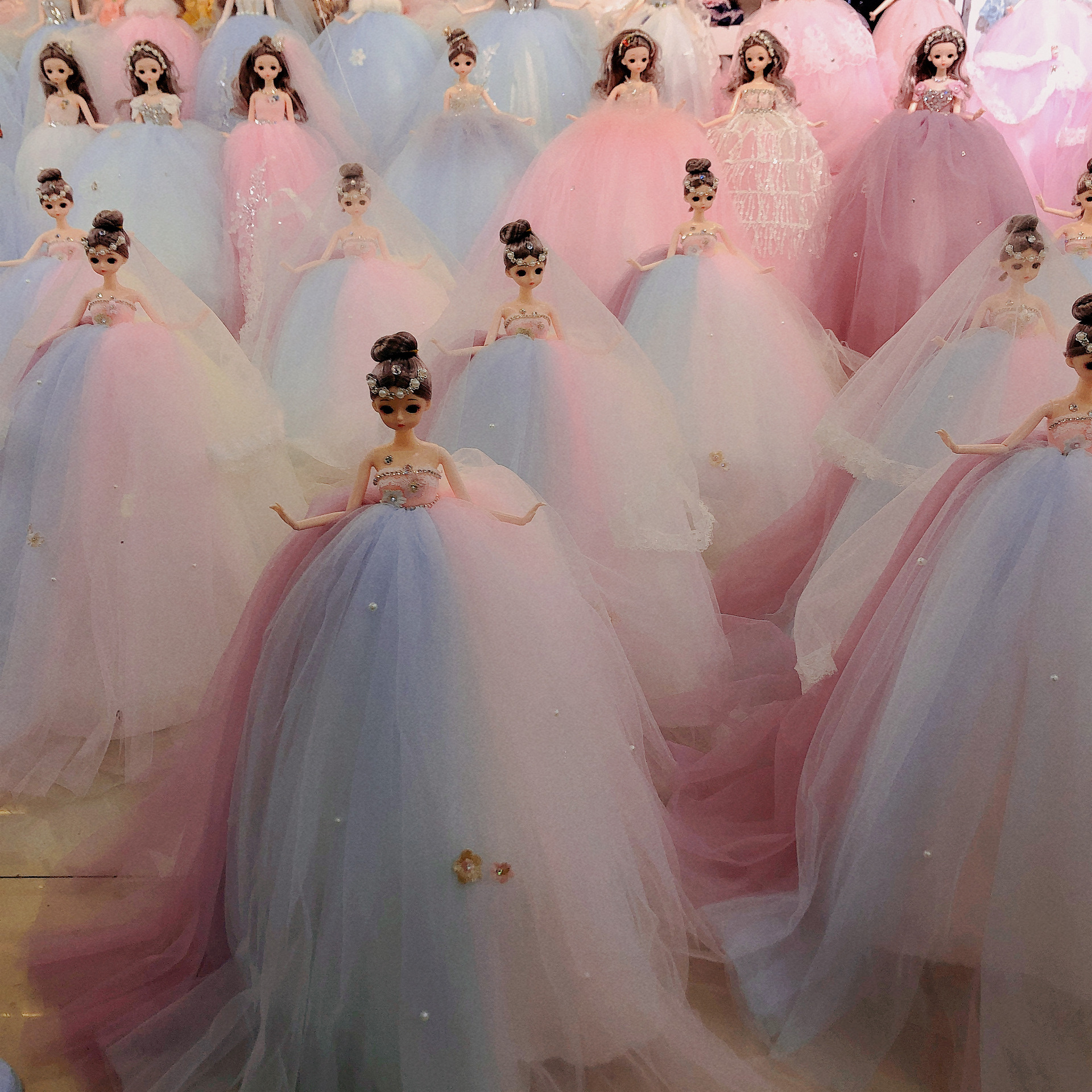 国庆65CM大号 芭芘洋娃娃公主装裙玩具女孩儿童生日礼物学校圣诞
