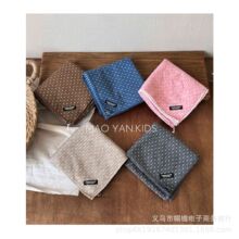 小清新儿童波点三角巾男女童秋季保暖穿搭凹造型时尚两用大方巾