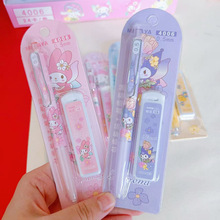 三丽鸥铅笔套装少女心高颜值免削铅笔学生素描书写0.5铅笔文具