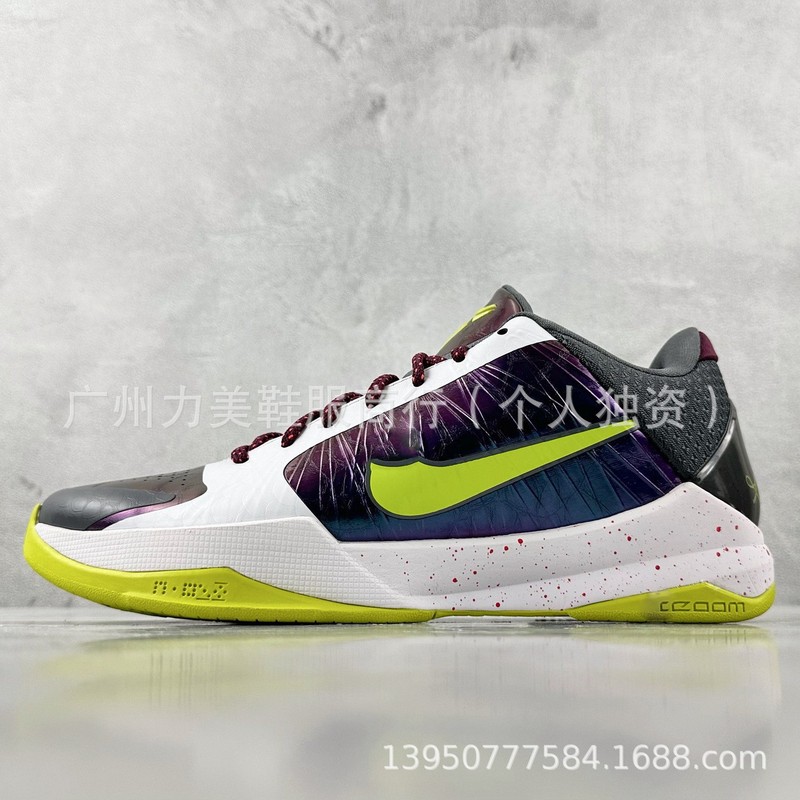 跨境Kobe5实战篮球鞋科比五代男子缓震训练 运动鞋李小龙小丑湖人|undefined