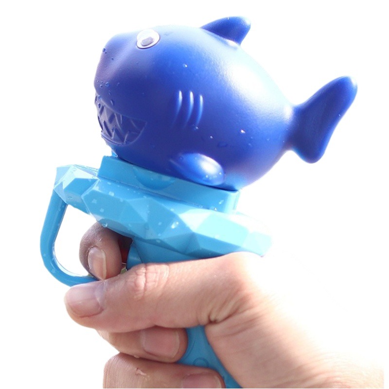 Niños de dibujos animados transfronterizos dinosaurio pistola de agua lucha de agua juguetes de agua de verano niños Prensa de dibujos animados pequeña pistola de agua al por mayor