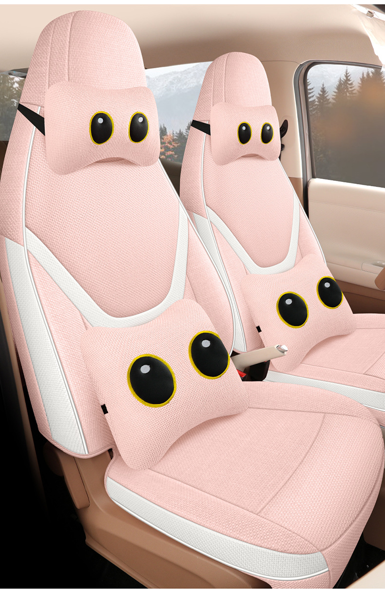 26 Models of Fifth-Generation Wuling Hongguang Mini Ev Seat Covers, Macaron-Specific Seat Covers, Mini Four-Season Car Seat Cushions