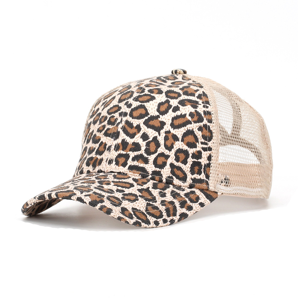 Unisex Streetwear Leopard Curved Eaves Baseball Cap display picture 14