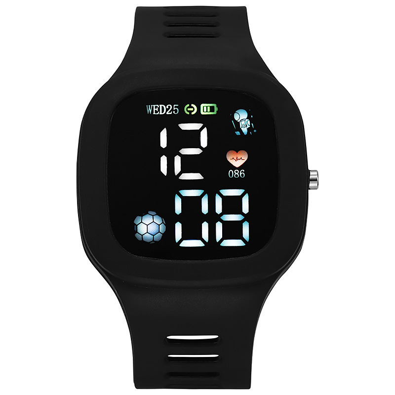 Fiesta del estudiante estilo fresco reloj ins estilo nicho estilo de la Universidad Klein azul neto rojo hermoso cuadrado jalea reloj