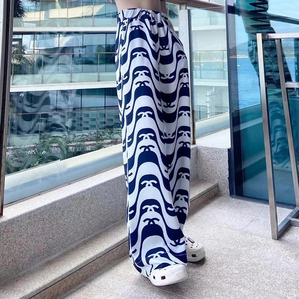 New style tie-dye pants women loose Kore...