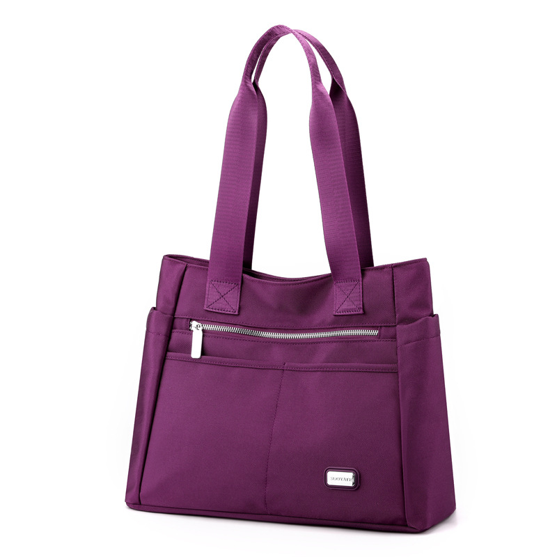 Large Capacity Tote Bag New Stylish Women's Commuter Bag Nylon Oxford Fabric Waterproof Shoulder Handbag Laptop Bag - Thumbnail 7