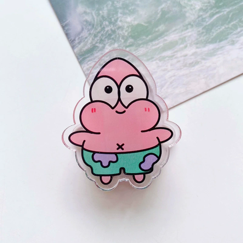 Cartoon sponge children's acrylic double-sided folder