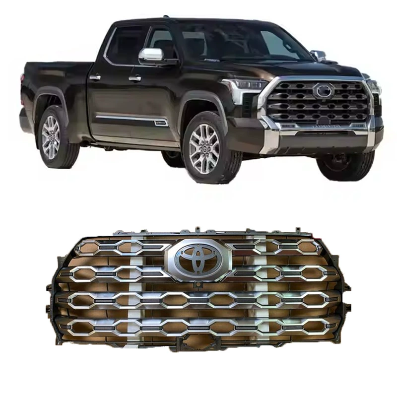 YUBO подходит для Toyota Tundra 2022 года, решетка радиатора TUNDRA с жемчужно-никелевой сеткой 53101-0C180