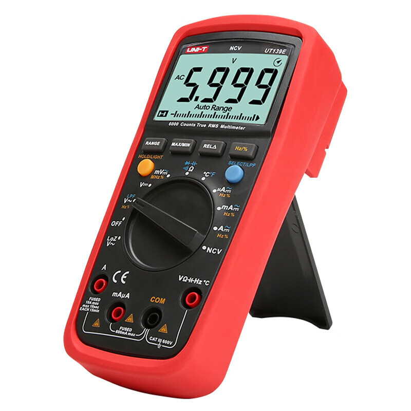 UNI-T UT139E multímetro digital verdadero valor efectivo multímetro