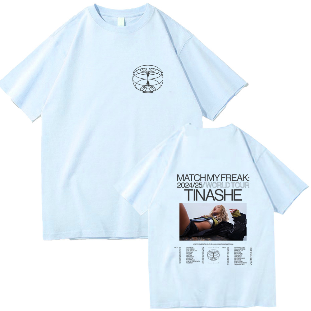 Tinashe Shirt Match My Freak World Tour 2024 Overseas T Shi