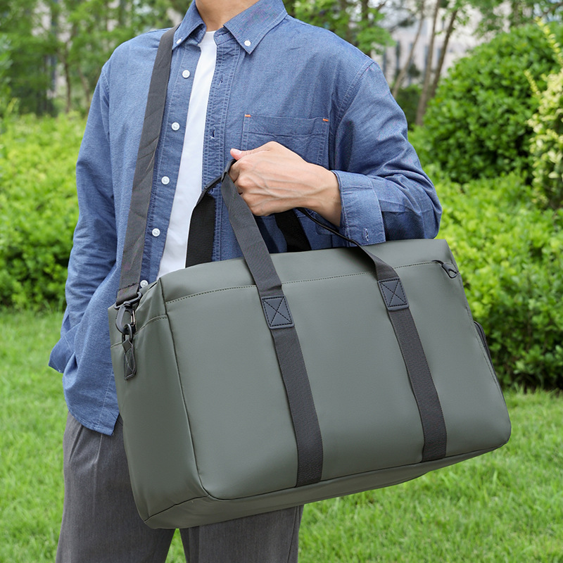 Bolsa de negocios simple multicapa para hombres, bolsa de viaje, bolsa de ejercicios de gran capacidad, bolsa de viaje de negocios, bolsa de equipaje universal
