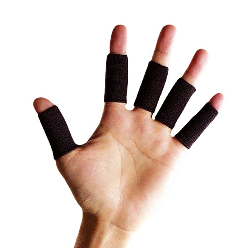 厂销篮球护指 尼龙护手指 弹力透气加长运动针织护手指 可代发