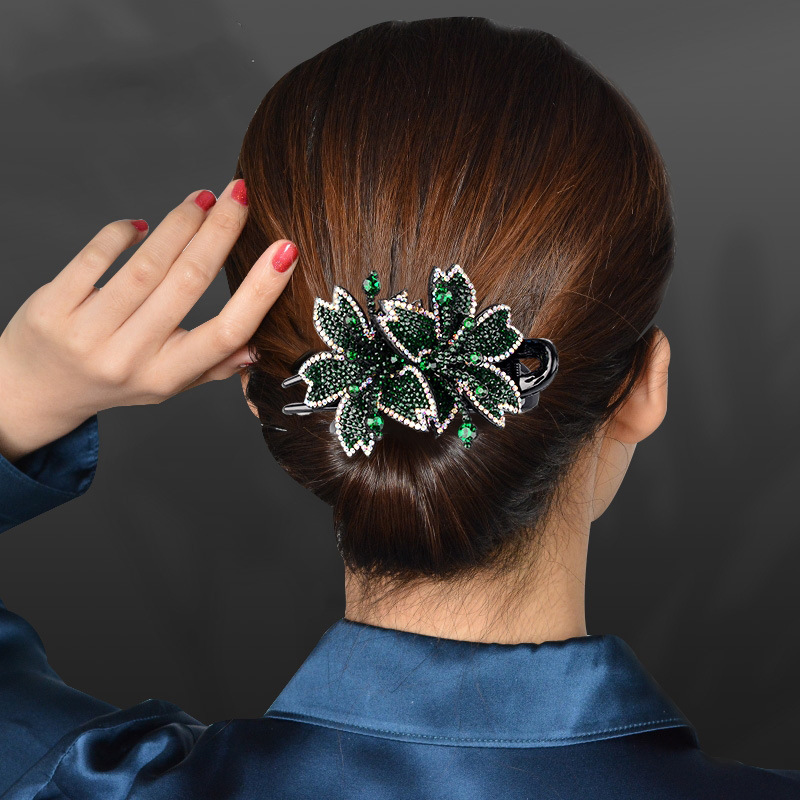 Ethnic Style Flower Plastic Flowers Hair Clip 1 Piece display picture 1