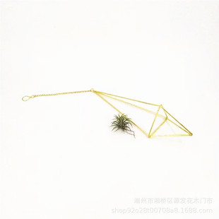 Internet Celebrity Home Air Pineapple Flower Stand Triangular Quadrilateral Cut Out Diamond Air Pineapple Stand