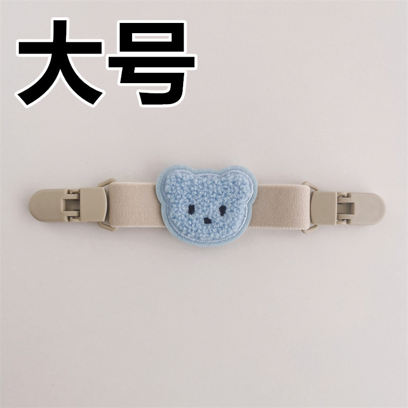 INS estilo coreano clip de suspensión oso pantalones de tirantes para niños clip anti-caída clip de la correa del hombro soporte de la falda de la suspensión antideslizante artefacto de hombro