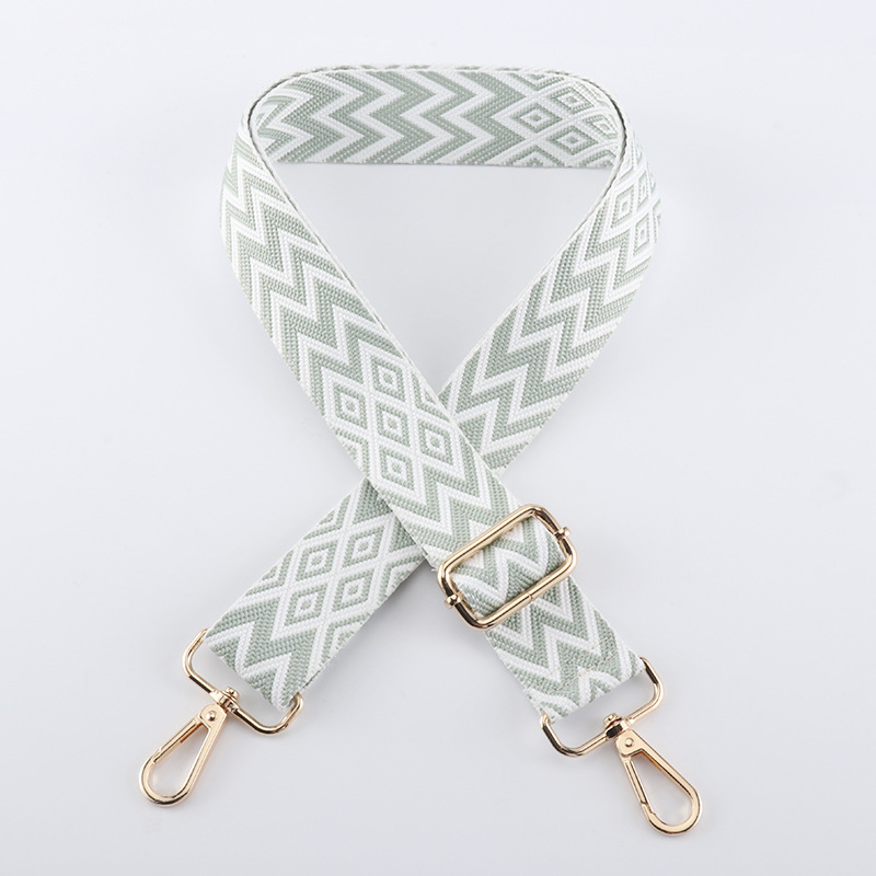 Polyester Geometric Bag Strap display picture 2