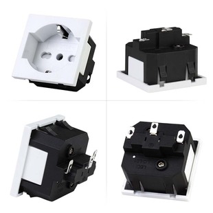 LECI Italy socket energy storage socket PDU module outdoor power socket black white custom TUV certification