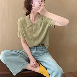 女式针织衫;吊带背心;蕾丝衫雪纺衫