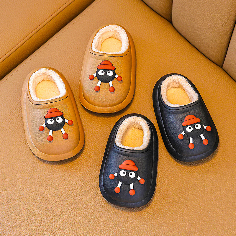 Zapatillas de algodón para niños, zapatillas de invierno para padres, zapatillas de algodón impermeable para niños, zapatillas para niños