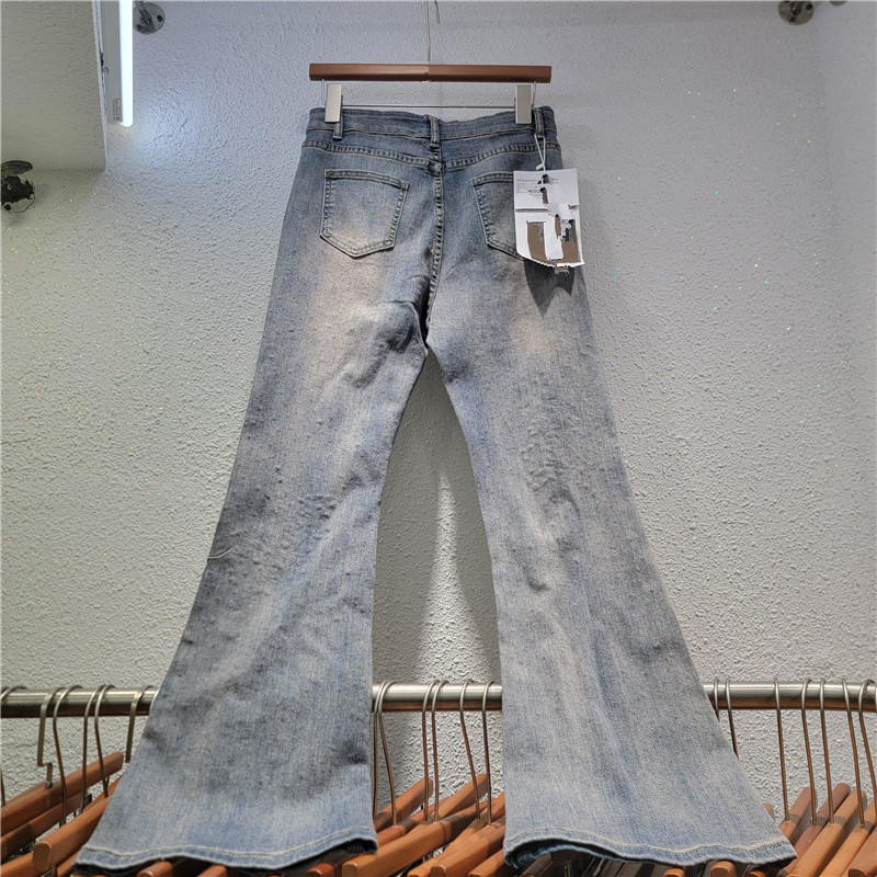 Jeans Acampanados con Bordado y Pedrería de Mezclilla y Poliéster para Primavera image 2