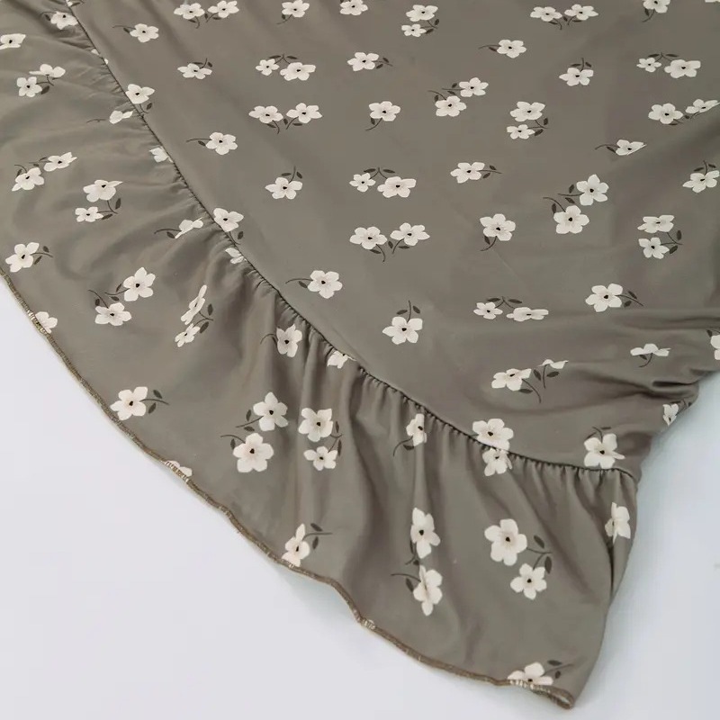 Vestido de seda de leche de verano transfronterizo temperamento jacquard europeo y americano casual cómodo moda ropa de hogar camisón al por mayor