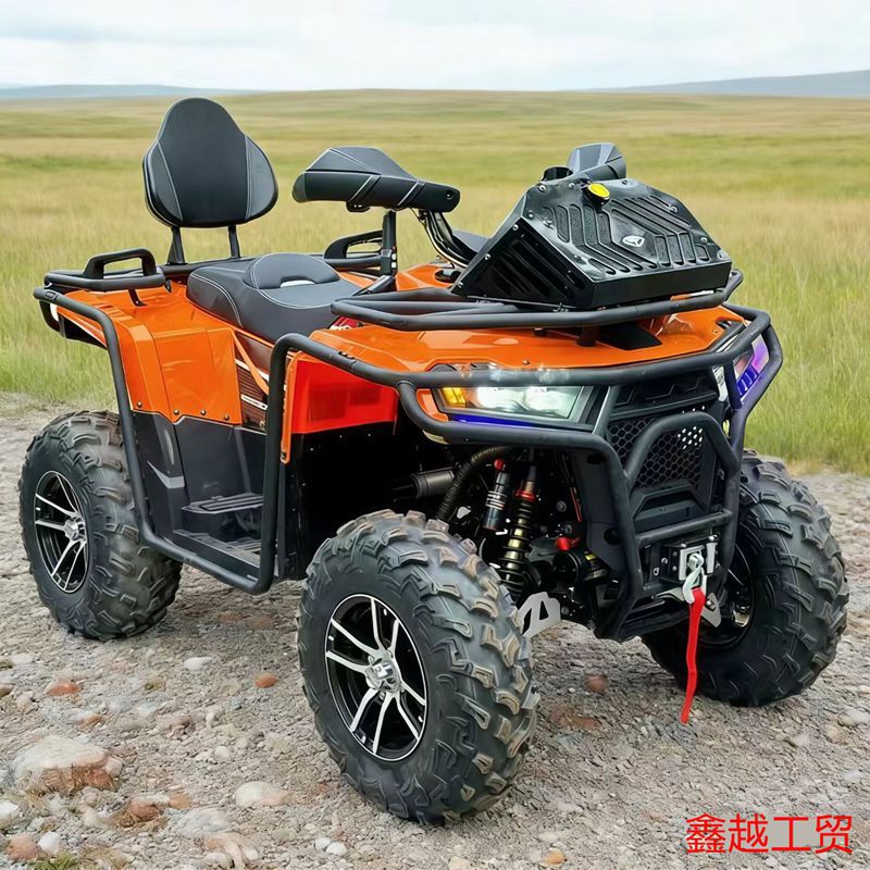 Todo terreno gasolina ATV automático cuatro tracción 500 doble cilindro refrigerado por agua eléctrica inyección de cuatro ruedas motocicleta de playa cruzada