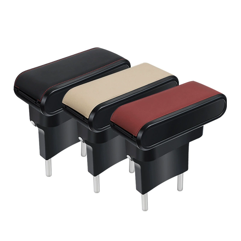 Automobile armrest box storage box pad leather car central heavier cushion cover internal adjustment universal armrest boxes