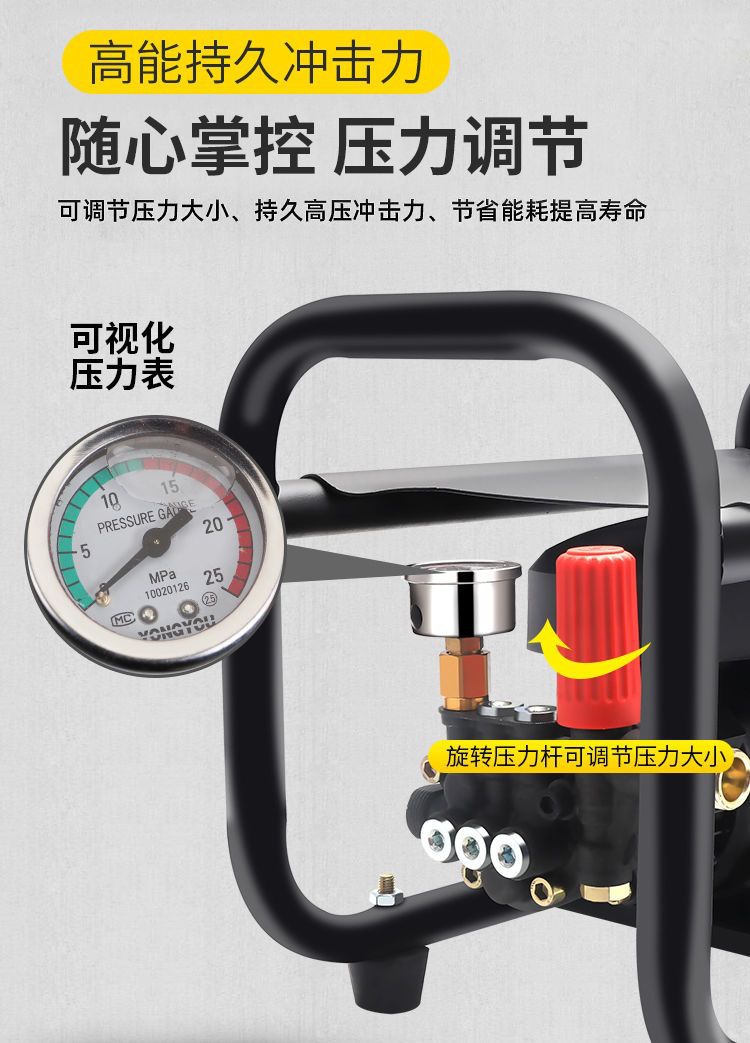 Car Washer Home High Pressure Powerful Cleaning Machine 220V Small Car Wash Pump