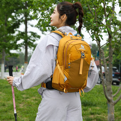 轻量户外登山包男女款多仓分区透气背负系统适合短途露营长线徒步