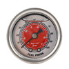 红色汽车改装燃油压力表 防震机油压力表适用于本田思域 0-100PSI
