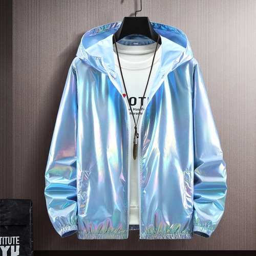 New Colorful Summer Sun Protection Jacket for Men, Thin Sun Protection Clothing for Men, Outdoor Sports Quick-Drying Clothes, Skin-Friendly Clothes, Fishing Clothes