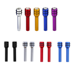 Car door lift latch with diamond aluminum alloy car door lock accessory car interior modification parts