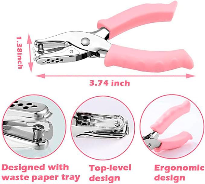 Roze macaron bureau accessoires set bureau organizer kit_voghion.com