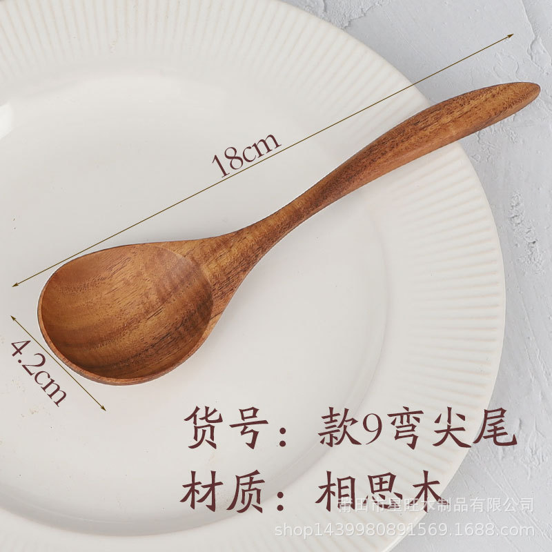 Directo de fábrica de madera de acacia de protección del medio ambiente tazón de madera anti-scald aislamiento tazón de madera maciza comer tazón en stock gran cantidad