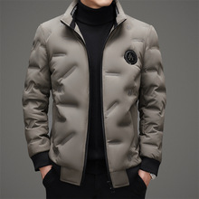 羽绒服男短款2024新款时尚立领休闲男士冬季保暖羽绒外套控价228