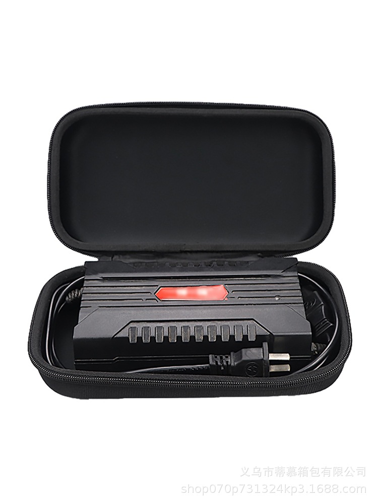 电动车充电器收纳包硬壳防雨水盒防震抗压袋电瓶车挂包手提保护套