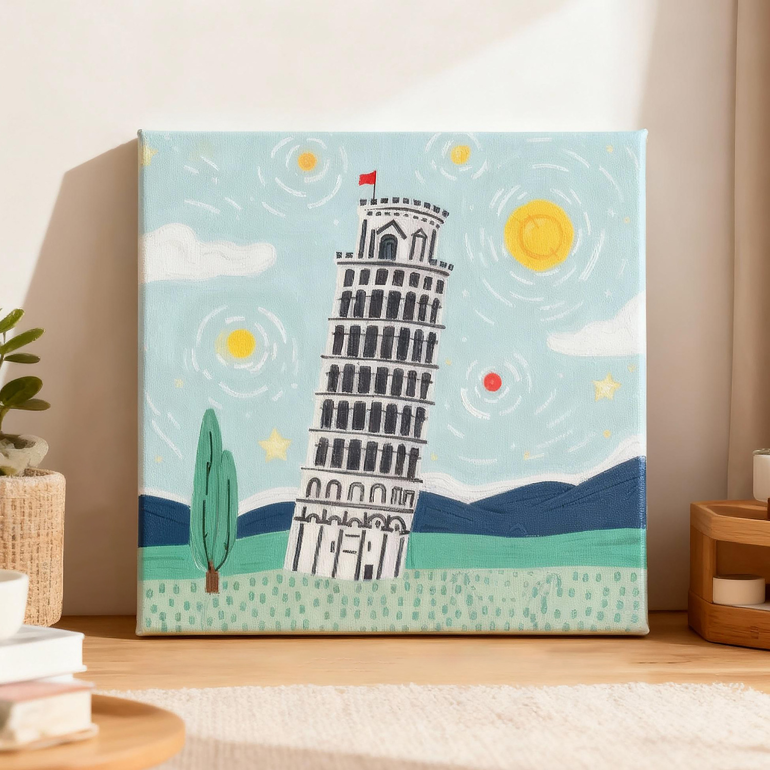 Transfronterizo nuevo mundo pinturas al óleo digital con marco diy acrílico rellenado a mano curar pinturas decorativas paisajísticas