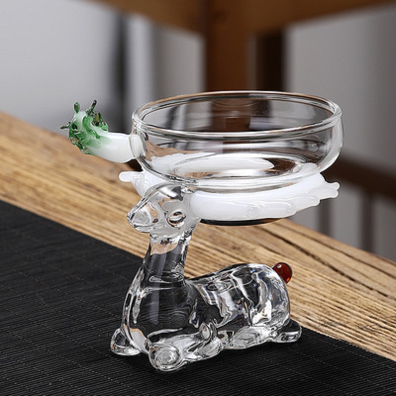 Fábrica creativa Baicai Filtro de vidrio de borosilicato red colador de Té fabricante de té Kung Fu juego de té Accesorios