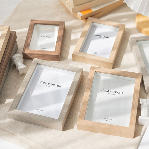 Three-dimensional hollow photo frame table photo frame 5678-inch a4 wall-mounted DIY oil pastel picture frame wholesale