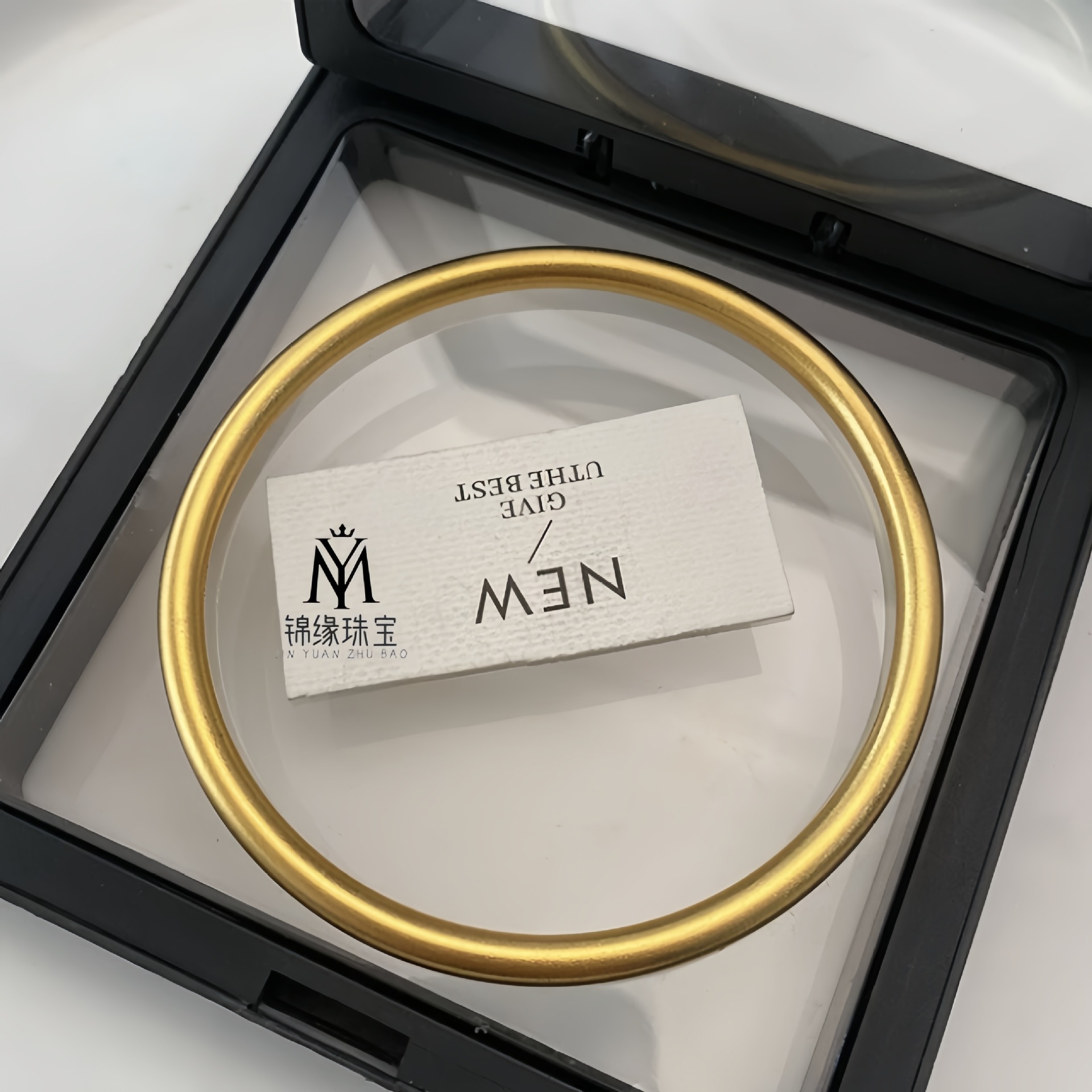 k 옐로우 컬러 후프 팔찌(반투명) 4m