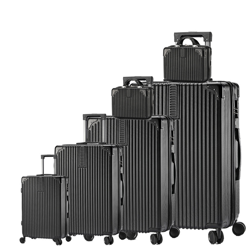 外贸行李箱多件套现货复古拉杆箱abs韩版大容量静音万向轮旅行箱