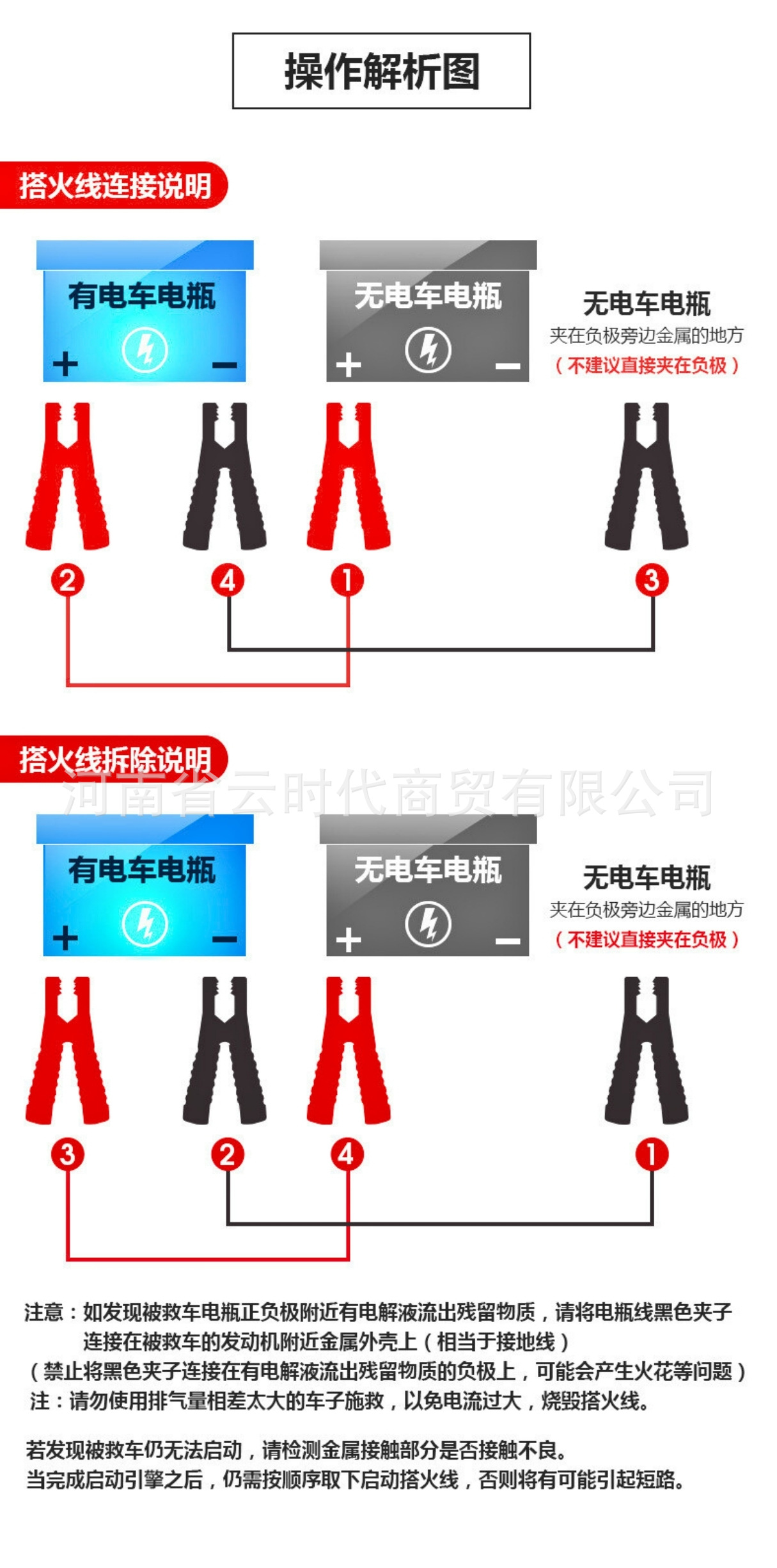 Car Battery Jumper Cables, Thickened Jump Starter Cables, Ignition Cables, Connecting Cables, Jump Starter Accessories, Universal for All Car Models