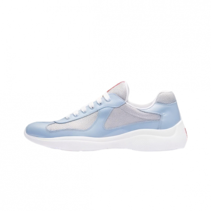 European Foreign Trade High-End Prada Genuine Leather Patchwork Couple's Casual Sneakers Breathable Lace-Up America's Cup Sports Men's Shoes European Foreign Trade High-End Prada Genuine Leather Patchwork Couple's Casual Sneakers Breathable Lace-Up America's Cup Sports Men's Shoes