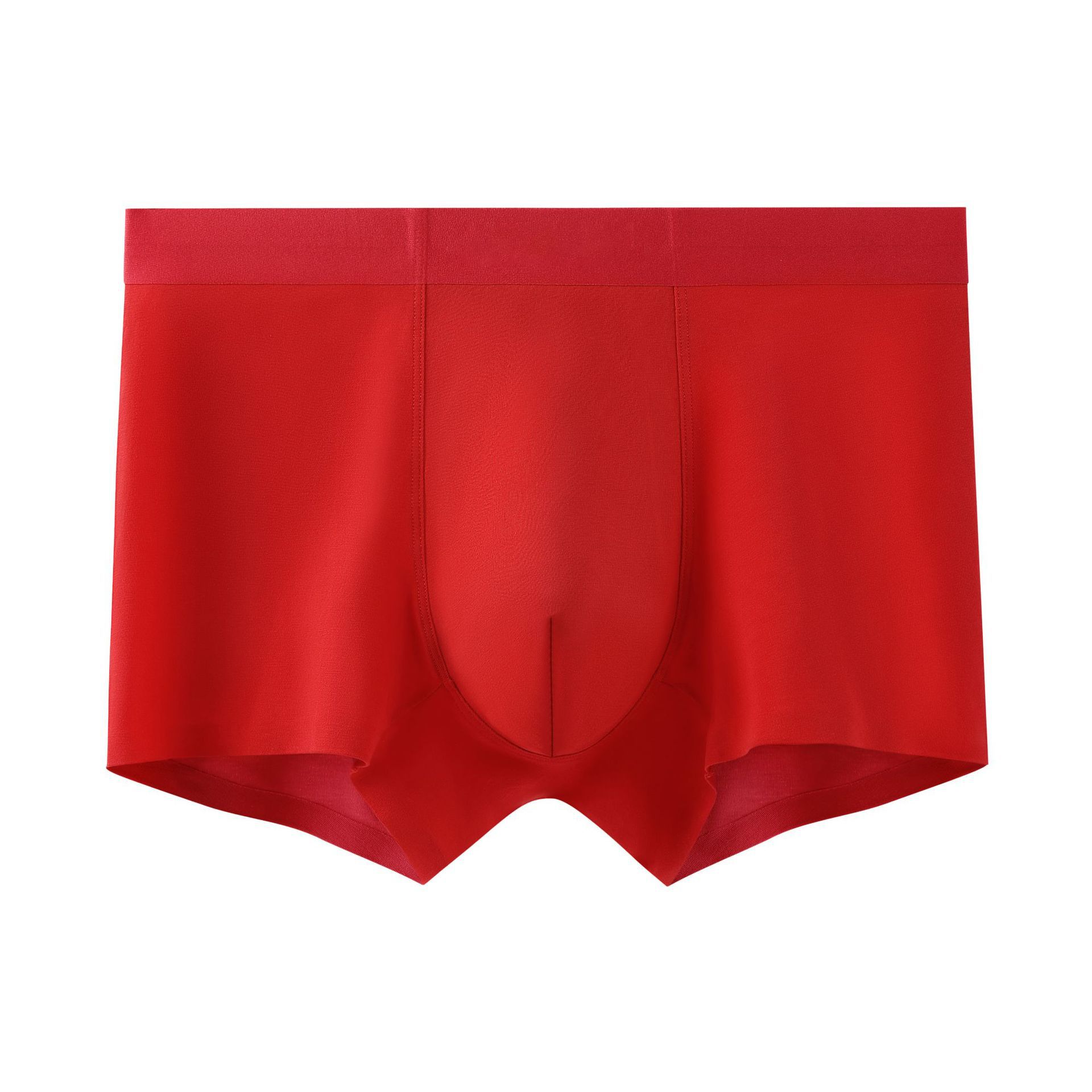 202680 clase A Xinjiang algodón hombre ropa interior sin marcas cintura media abdominal hombre ángulo plano antibacteriano ropa interior hombre
