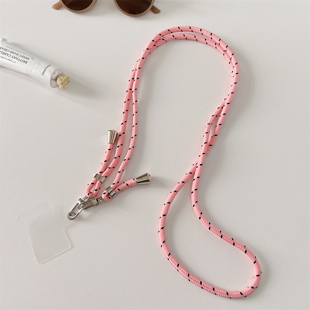 Anti-Perdida Anti-caída crossbody tarjeta trasera caja del teléfono cordón colgante joyería Honda para Apple 15 caja del teléfono