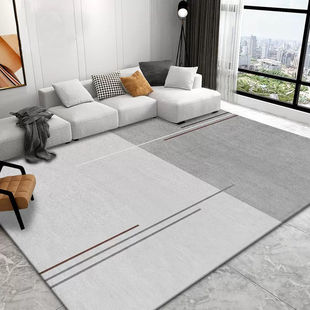 Carpet Living Room Nordic Light Luxury High-End Sofa Coffee Table Blanket Modern Simple Gray Bedroom Home Floor Mat Large Area