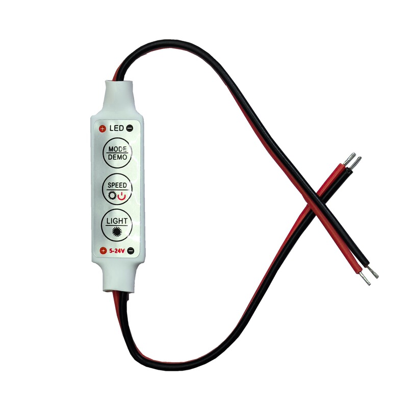 3-Key Mini Monochrome Flash Controller Led Light Strip Light String Manual Online Dimmer 5-24V 3-Key Mini Monochrome Flash Controller Led Light Strip Light String Manual Online Dimmer 5-24V